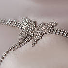 Кольє - чокер Метелик зі стразами. Святкове намисто, фото 7