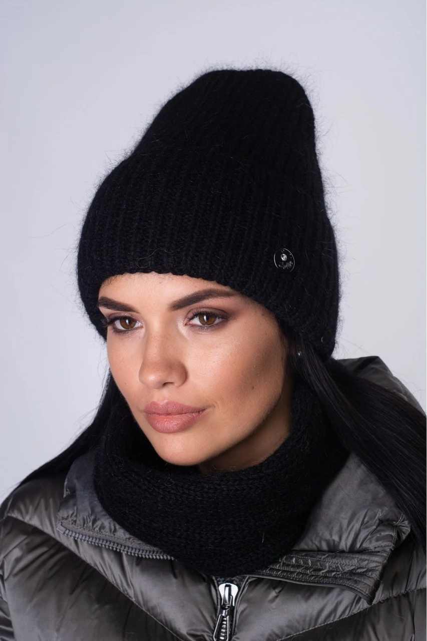 Комплект Шапка жіноча та снуд Ангора