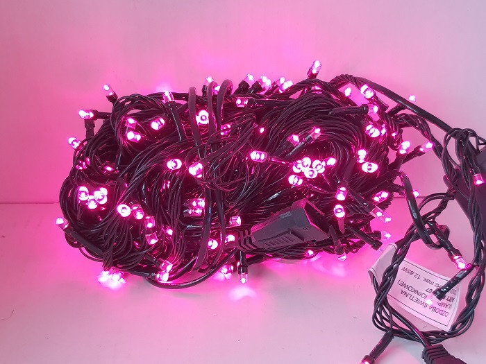 Світлодіодна Гірлянда на 300 LED рожева (25127-E)