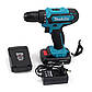 Шуруповерт Makita DF550 DWE (24V, 5.0 AH) з набором інструментів. Акумуляторний шуруповерт Макіта, фото 4