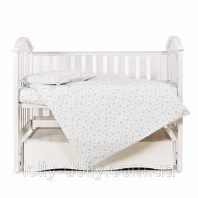 Дитяча змінна постіль на 3 елементи Twins Comfort Soft (фланель), Stars blue