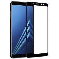 Защитное стекло Full Glue 3D Glass Samsung Galaxy A8+ (2018) A730 Black (Черный)