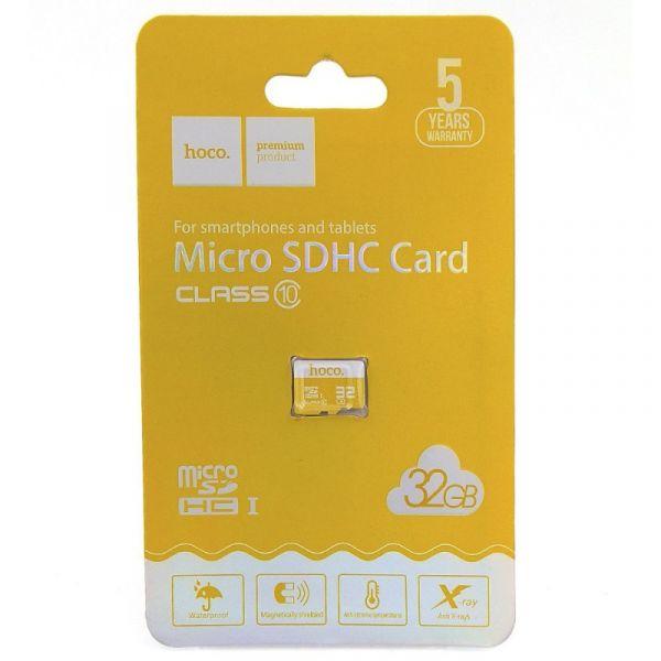 Картка пам'яті HOCO MicroSD 32 ГБ Class 10