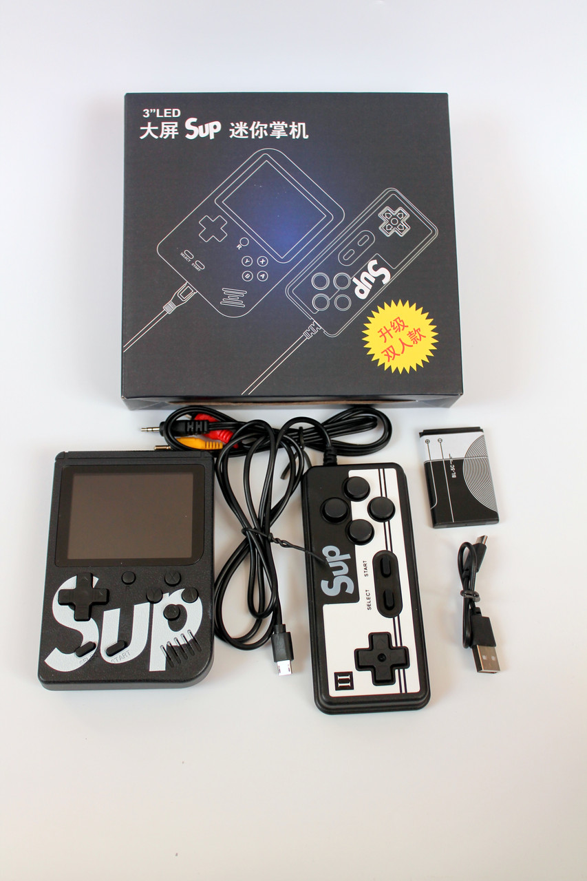 Ігрова приставка 400в1 для двох гравців SUP Plus Ретро джойстик, фото 1