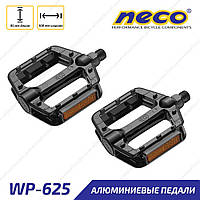 Neco WP-625 Педали алюминий плоский шип 100 длина 95 мм черный