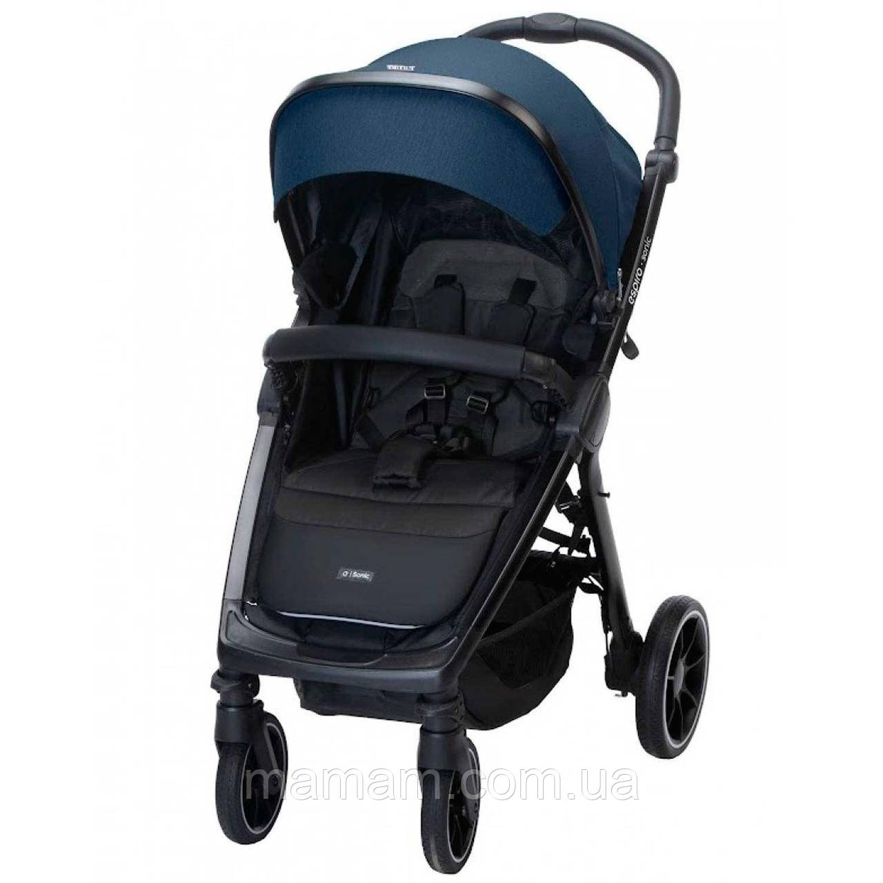 Прогулянкова коляска Espiro Sonic Gel 113 Denim Blue, фото 1