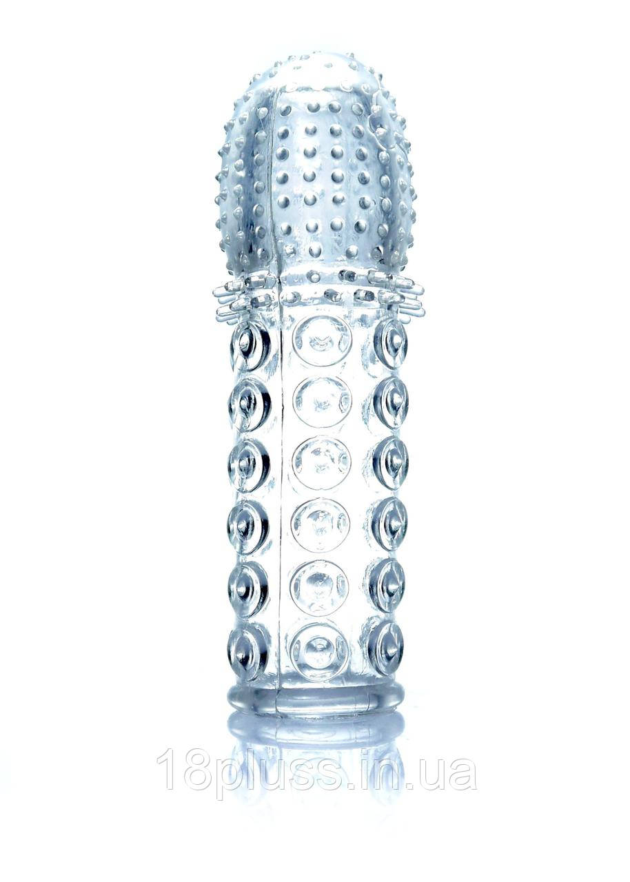 Еластична насадка на член Penis Sleeve Clear, фото 1