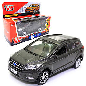 Машинка ігрова таксі Ford Kuga «TechnoPark» джип Форд метал сірий 12*4*5 см (KUGA-GY (FOB))