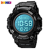 Чоловічий спортивний цифровий годинник Skmei Original водонепроникний чорний, фото 10