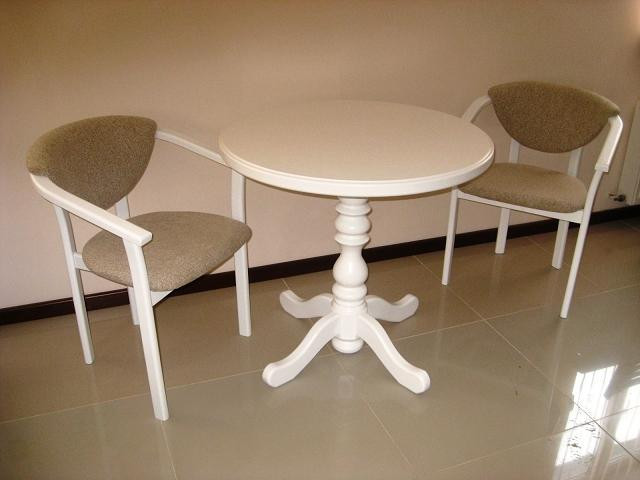 Стол кухонный круглый столик в зал комнату для кафе маленькие кухонные обеденные столы столики для кухни К 1 - фото 7 - id-p266100115