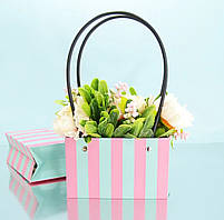 Флористична сумочка Bubble Gum
з ручкою 16 см на 7 см на 10 см