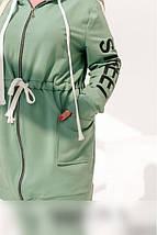 Яскравий жіночий костюм двійка "Трикотаж-двонитка" 52, 54, 56, 58, 60, 64 розмір 52, фото 4