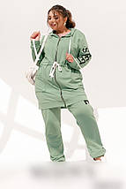 Яскравий жіночий костюм двійка "Трикотаж-двонитка" 52, 54, 56, 58, 60, 64 розмір 52, фото 3