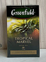 Чай зеленый Greenfield Tropical Marvel с имбирем и ананасом 100 грамм (Гринфилд)