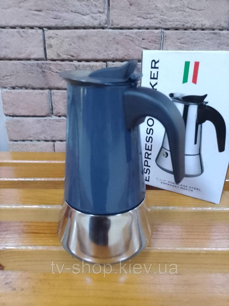 Гейзерна кавоварка «Espresso maker» на 6 персон