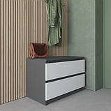 Тумба для взуття MebelProff ТО-23, тумба в передпокій, тумбочка для взуття, взуттєва тумба, тумба-комод, фото 9