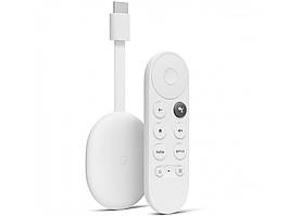 Смарт ТВ Google Chromecast 4K with Google TV (GA01919) Snow [EN/RU]