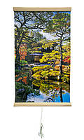 Картина нагрівач (Японський сад) настінний плівковий інфрачервоний електрообігрівач Тріо 00122 (ST)