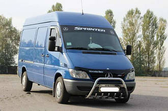 Захист переднього бампера (кенгурятник, бугель, дуга) Mercedes Sprinter 901