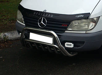 Захист переднього бампера (кенгурятник, бугель, дуга) Mercedes Sprinter 901
