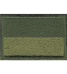 Прапорець України  3*4,5 см олива, липучка