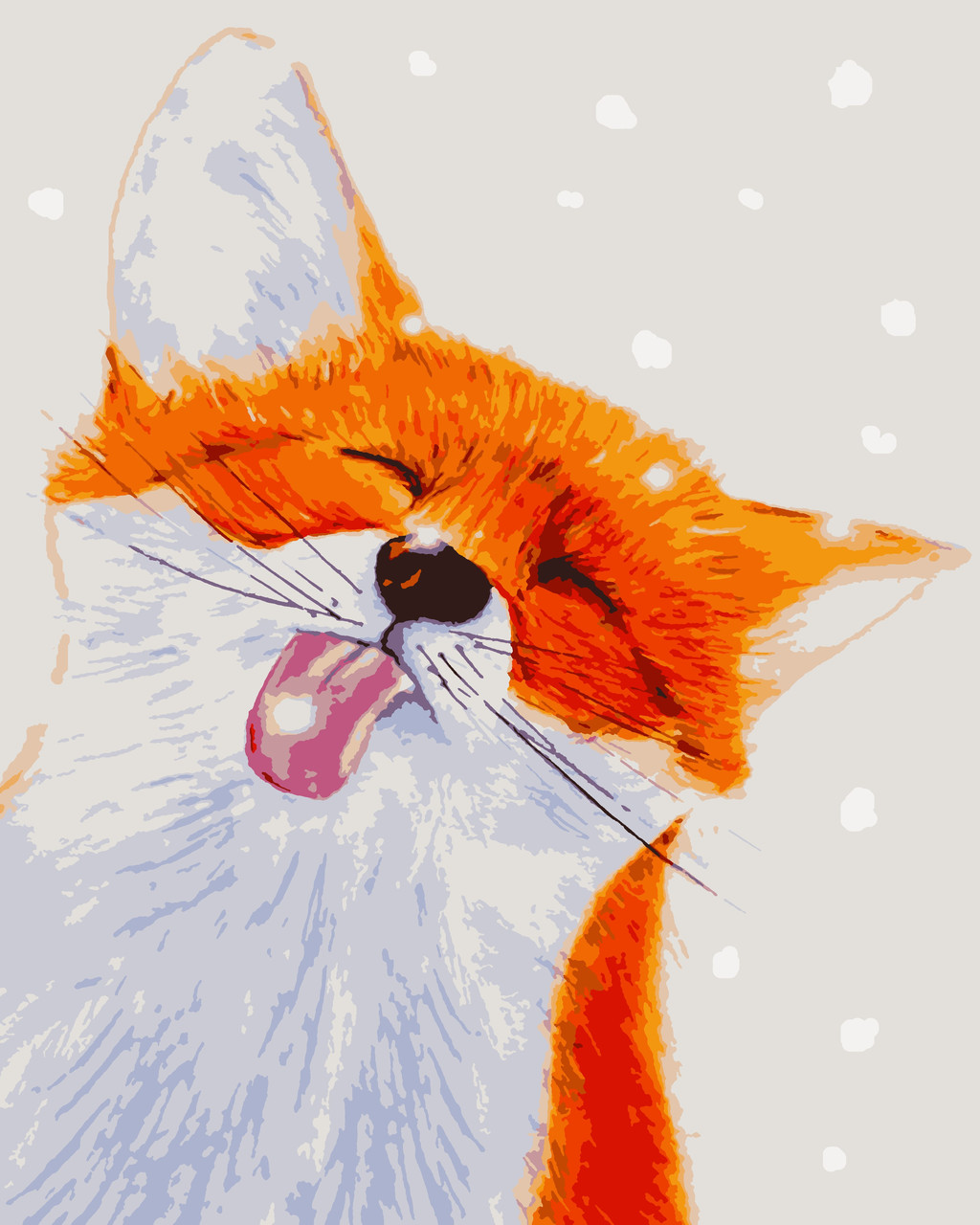 Картина за номерами "Лишеня" 40*50 см