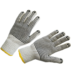 Рукавички плет.з двостор.вкрапленням