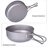 Набір тарілок з титану Boundless Voyage 650мл + 550мл + 500мл, фото 4