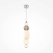 Світильник підвісний 35Вт теплий колір освітлення скляні фігури 14,7х185 см