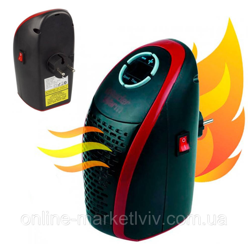 Портативний обігрівач в розетку Wonder Warm 400W / Електрообігрівач керамічний