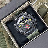 Тактичний багатофункціональний годинник Patriot 003AGUA Army Green Tactic UA, фото 10