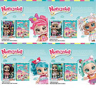 Ігровий набір NANCY DOLLS NC2411/2/3/4 (24шт/2) лялька Peppa-Mint Kids + тістечко в компл, 28см в ко