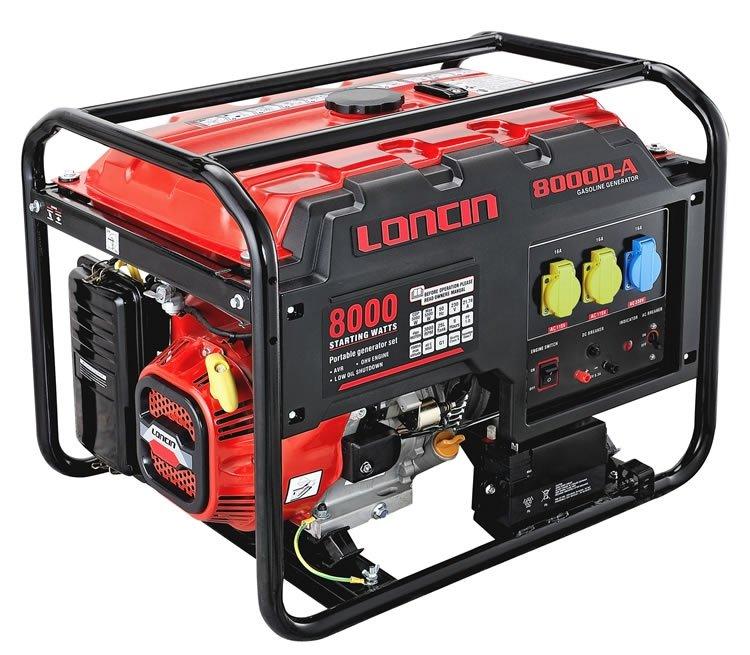 Бензиновий генератор Loncin LC8000D-AS