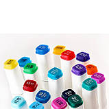 Набір двосторонніх маркерів Touch Smooth 262 штук для малювання і скетчинга + Сквідопоп Хагі Вагі, фото 6