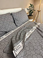 Постільна білизна бязь Дім Гуччі сірий