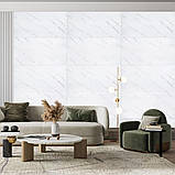 Самоклейна 3Д панель Біла плитка мармур (364), 4 мм, фото 4