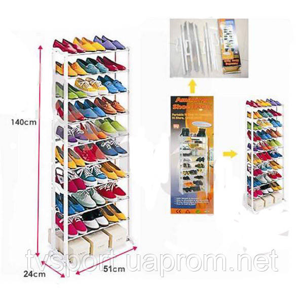 Полка для обуви Эмейзинг шу рек- Amazing shoe rack - фото 3 - id-p21994559