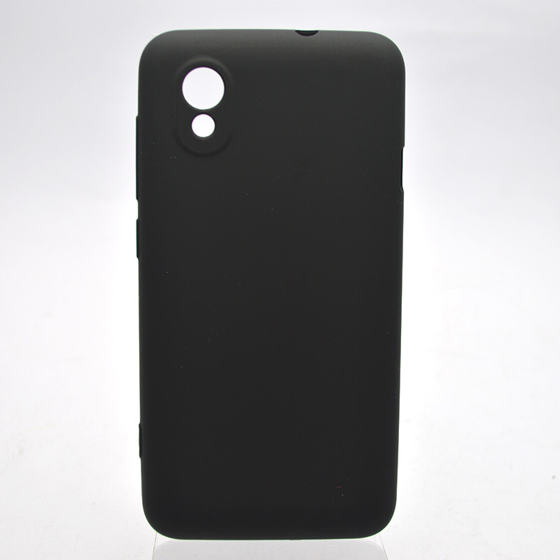 Чохол накладка Silicon Case Full Camera для ZTE Blade L8 Black/Чорний, фото 1