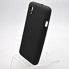 Чохол накладка Silicon Case Full Camera для ZTE Blade L8 Black/Чорний, фото 4