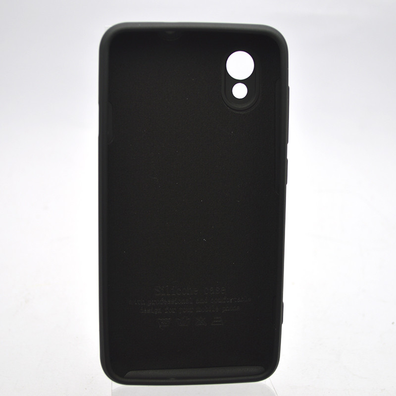 Чохол накладка Silicon Case Full Camera для ZTE Blade L8 Black/Чорний, фото 4
