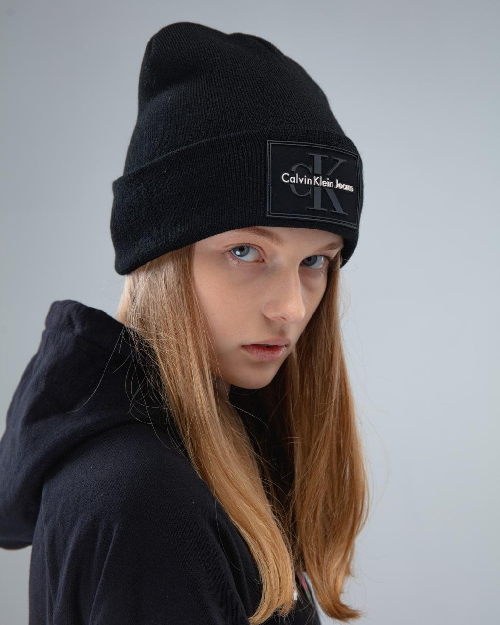 Шапка тепла Calvin Klein Чорна