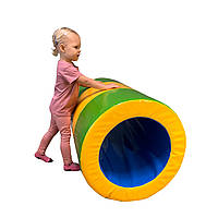 Детский мягкий модульный набор туннель 90х60х60 см ПВХ для детских комнат развлекательных центров и садики