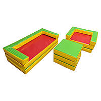 Набор детской мягкой игровой мебели трансформер 50х40х100 см. ПВХ для детских комнат, развлекательных центров