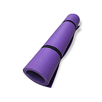 Коврик для фитнеса NAPROLOM 1500х600х5 тисненый фиолетовый