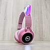 Бездротові навушники HOCO W27 Cat Ear (рожеві), фото 5