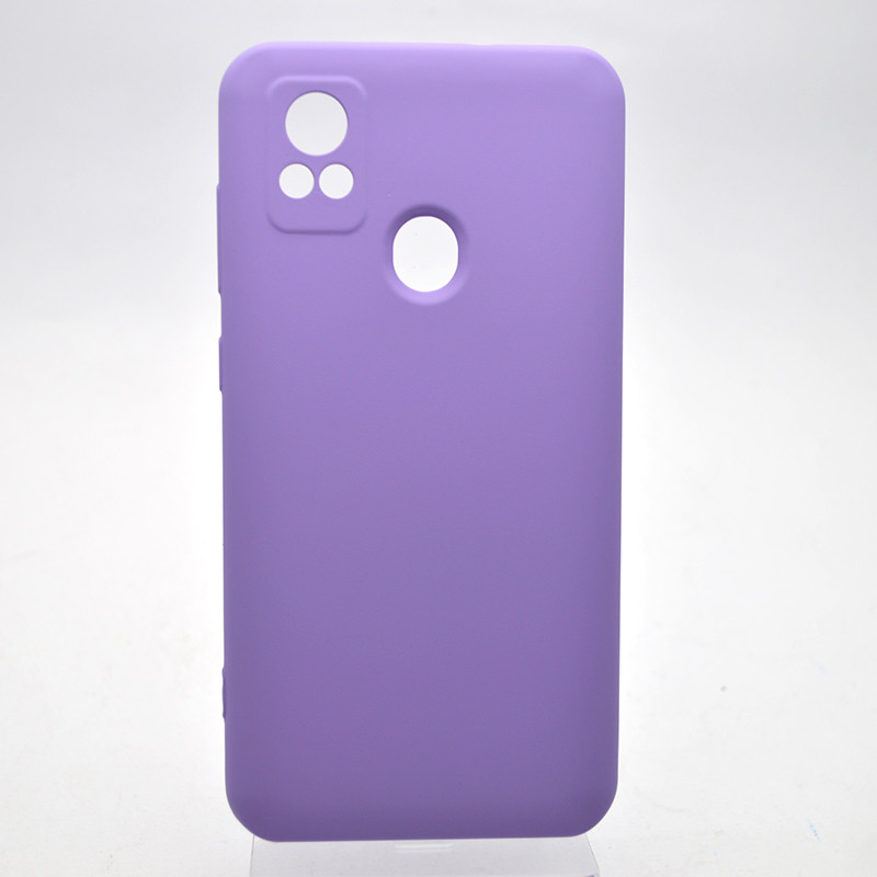 Чохол накладка Silicon Case Full Camera для ZTE Blade A31 Lilac/Ліловий