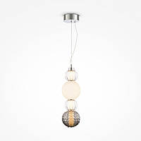 Светильник подвесной 17Вт теплый цвет освещения стеклянные шары 14,7х165 см