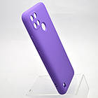 Чохол накладка Silicon Case Full Camera для Realme C21Y/C25Y Lilac/Ліловий, фото 3