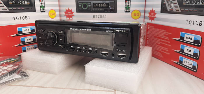 Автомагнитола Pioneer Пионер 2061 c блютуз однодиновая магнитола ...