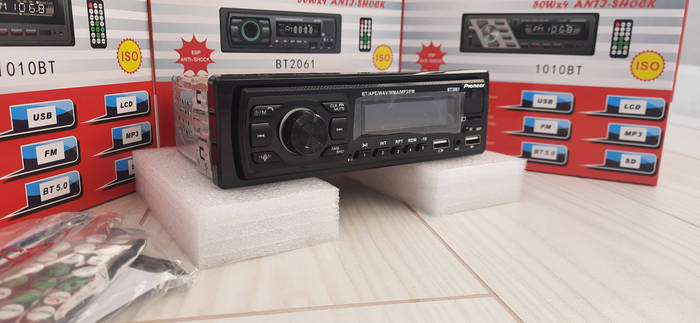Автомагнитола Pioneer Пионер 2061 c блютуз однодиновая магнитола ...